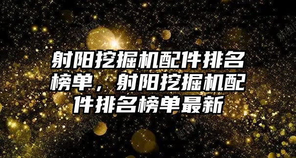 射陽挖掘機(jī)配件排名榜單，射陽挖掘機(jī)配件排名榜單最新