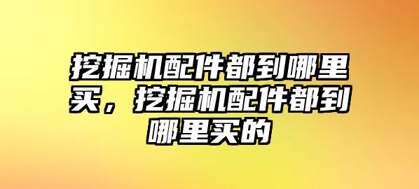 挖掘機(jī)配件都到哪里買，挖掘機(jī)配件都到哪里買的