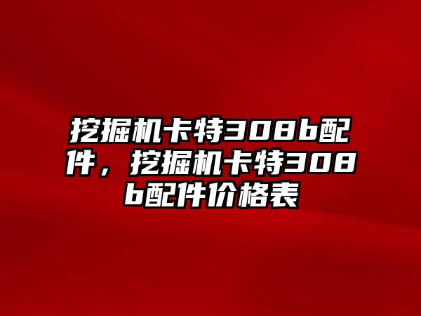 挖掘機(jī)卡特308b配件，挖掘機(jī)卡特308b配件價(jià)格表