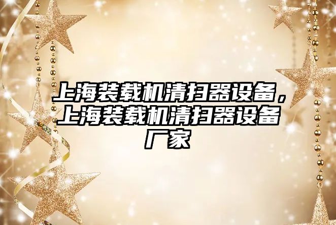 上海裝載機清掃器設(shè)備，上海裝載機清掃器設(shè)備廠家