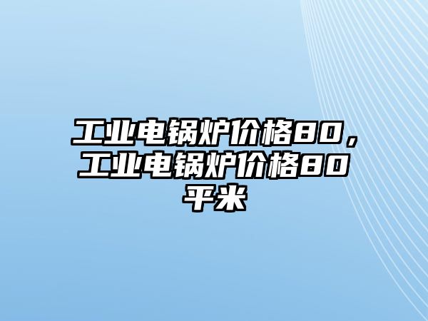 工業(yè)電鍋爐價格80，工業(yè)電鍋爐價格80平米