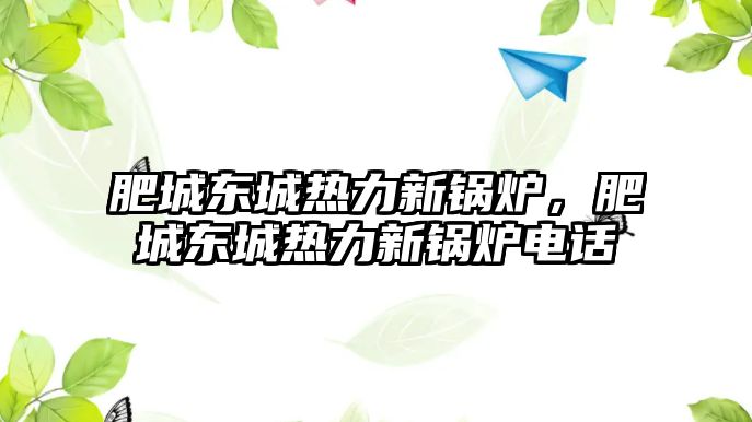 肥城東城熱力新鍋爐，肥城東城熱力新鍋爐電話(huà)