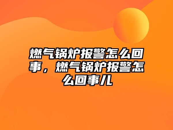 燃?xì)忮仩t報(bào)警怎么回事，燃?xì)忮仩t報(bào)警怎么回事兒