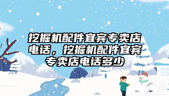 挖掘機(jī)配件宜賓專賣店電話，挖掘機(jī)配件宜賓專賣店電話多少