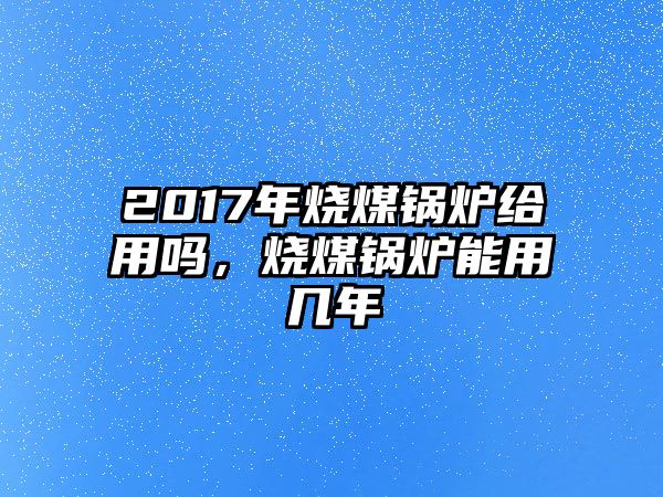 2017年燒煤鍋爐給用嗎，燒煤鍋爐能用幾年