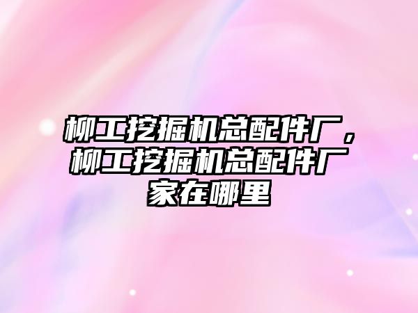 柳工挖掘機總配件廠，柳工挖掘機總配件廠家在哪里