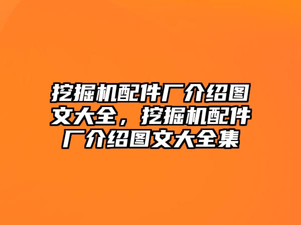 挖掘機(jī)配件廠介紹圖文大全，挖掘機(jī)配件廠介紹圖文大全集