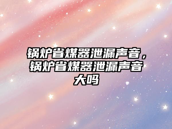 鍋爐省煤器泄漏聲音，鍋爐省煤器泄漏聲音大嗎