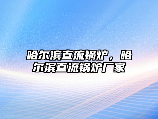 哈爾濱直流鍋爐，哈爾濱直流鍋爐廠家