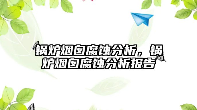 鍋爐煙囪腐蝕分析，鍋爐煙囪腐蝕分析報(bào)告