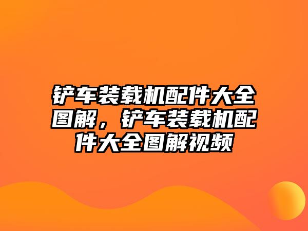 鏟車裝載機配件大全圖解，鏟車裝載機配件大全圖解視頻