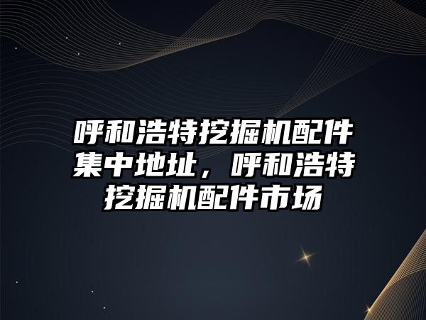 呼和浩特挖掘機(jī)配件集中地址，呼和浩特挖掘機(jī)配件市場(chǎng)