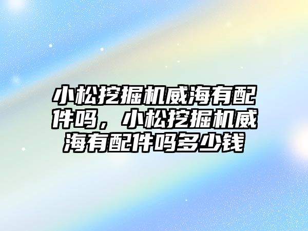 小松挖掘機威海有配件嗎，小松挖掘機威海有配件嗎多少錢