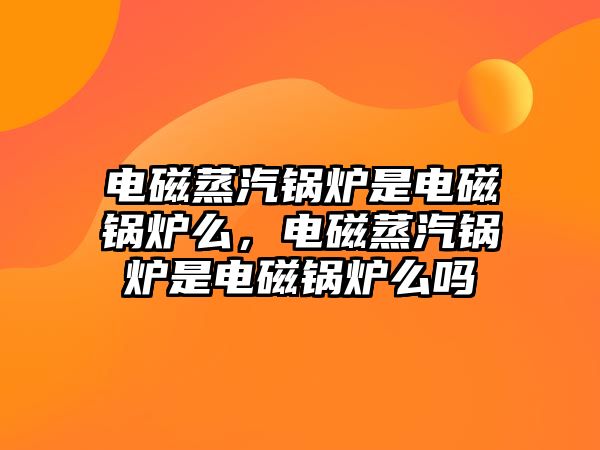 電磁蒸汽鍋爐是電磁鍋爐么，電磁蒸汽鍋爐是電磁鍋爐么嗎