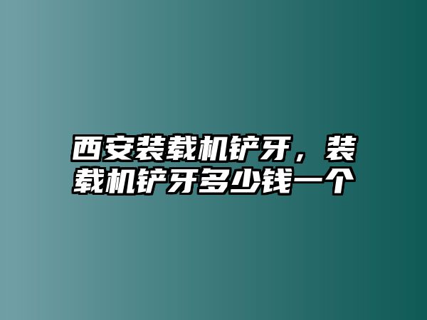 西安裝載機(jī)鏟牙，裝載機(jī)鏟牙多少錢一個(gè)