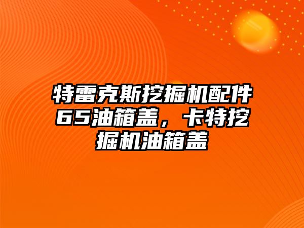 特雷克斯挖掘機配件65油箱蓋，卡特挖掘機油箱蓋