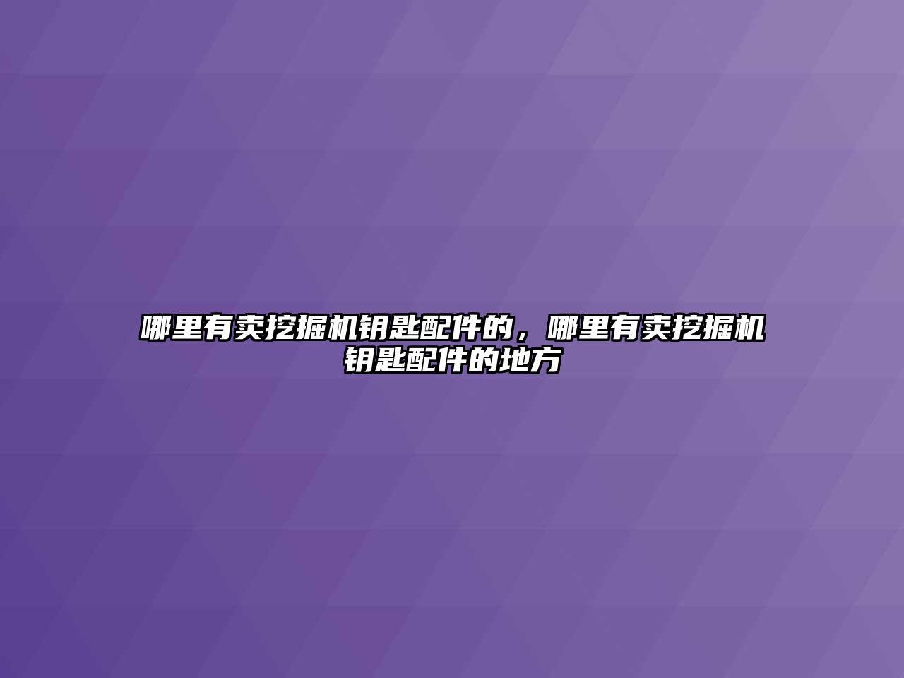 哪里有賣挖掘機鑰匙配件的，哪里有賣挖掘機鑰匙配件的地方