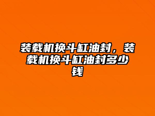 裝載機(jī)換斗缸油封，裝載機(jī)換斗缸油封多少錢(qián)