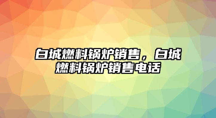 白城燃料鍋爐銷售，白城燃料鍋爐銷售電話