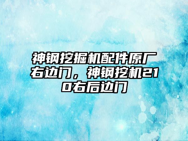 神鋼挖掘機(jī)配件原廠右邊門，神鋼挖機(jī)210右后邊門