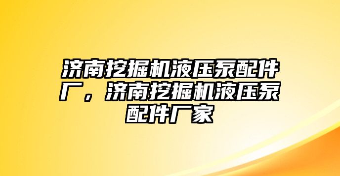 濟(jì)南挖掘機(jī)液壓泵配件廠，濟(jì)南挖掘機(jī)液壓泵配件廠家