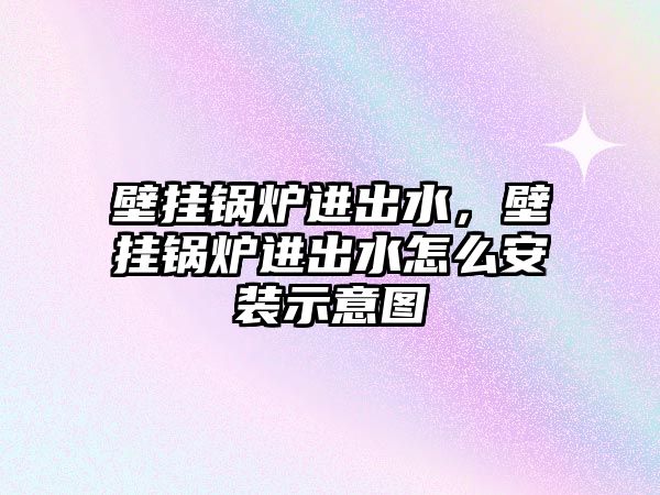 壁掛鍋爐進出水，壁掛鍋爐進出水怎么安裝示意圖