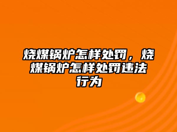 燒煤鍋爐怎樣處罰，燒煤鍋爐怎樣處罰違法行為