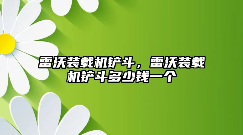 雷沃裝載機(jī)鏟斗，雷沃裝載機(jī)鏟斗多少錢(qián)一個(gè)