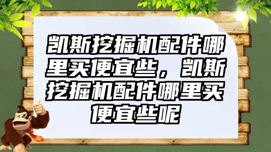 凱斯挖掘機配件哪里買便宜些，凱斯挖掘機配件哪里買便宜些呢