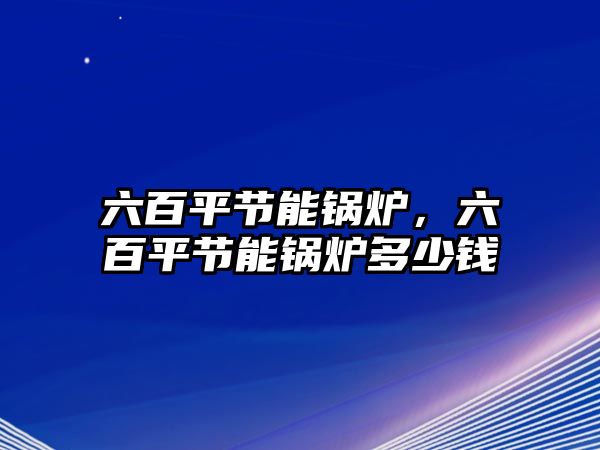 六百平節(jié)能鍋爐，六百平節(jié)能鍋爐多少錢