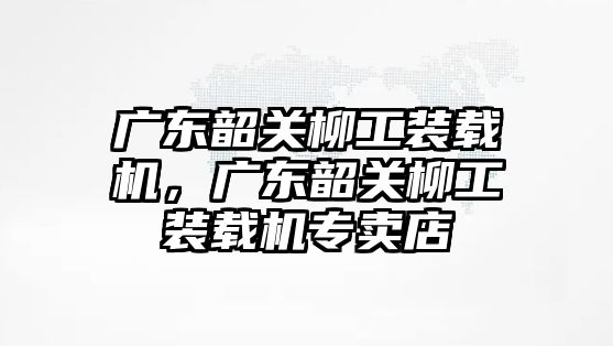 廣東韶關(guān)柳工裝載機(jī)，廣東韶關(guān)柳工裝載機(jī)專賣店