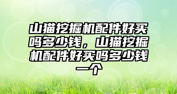 山貓挖掘機(jī)配件好買嗎多少錢，山貓挖掘機(jī)配件好買嗎多少錢一個(gè)