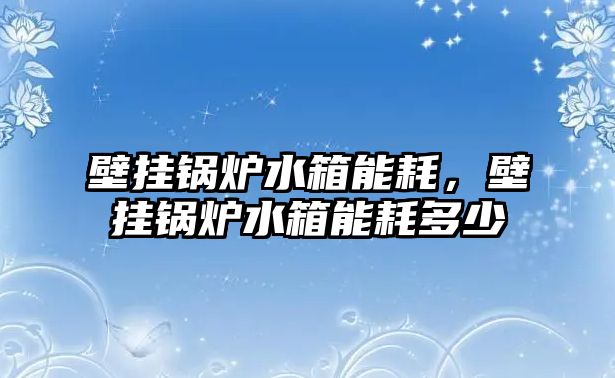 壁掛鍋爐水箱能耗，壁掛鍋爐水箱能耗多少