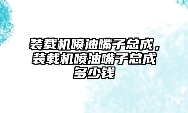 裝載機噴油嘴子總成，裝載機噴油嘴子總成多少錢