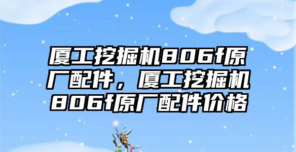 廈工挖掘機(jī)806f原廠配件，廈工挖掘機(jī)806f原廠配件價(jià)格