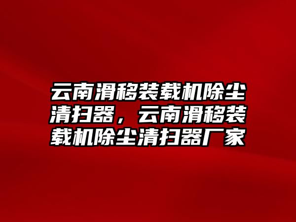 云南滑移裝載機除塵清掃器，云南滑移裝載機除塵清掃器廠家