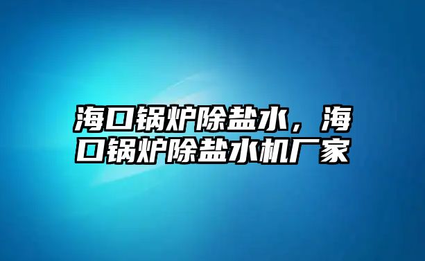 ?？阱仩t除鹽水，海口鍋爐除鹽水機(jī)廠家