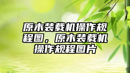 原木裝載機(jī)操作規(guī)程圖，原木裝載機(jī)操作規(guī)程圖片