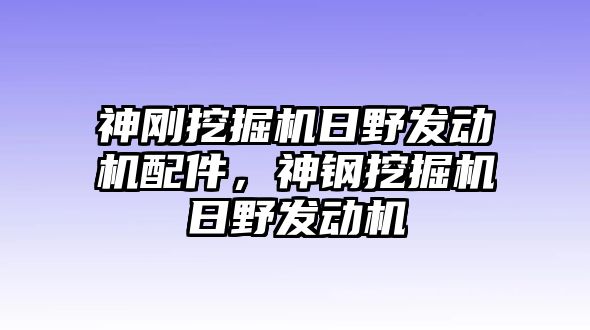 神剛挖掘機(jī)日野發(fā)動(dòng)機(jī)配件，神鋼挖掘機(jī)日野發(fā)動(dòng)機(jī)