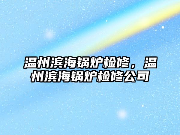 溫州濱海鍋爐檢修，溫州濱海鍋爐檢修公司