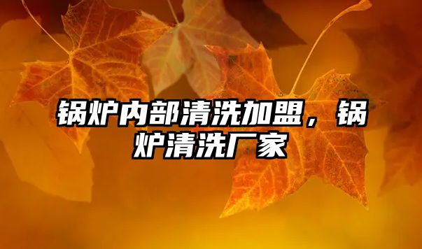 鍋爐內(nèi)部清洗加盟，鍋爐清洗廠家