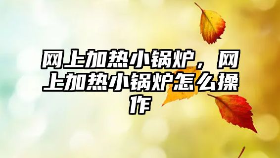 網(wǎng)上加熱小鍋爐，網(wǎng)上加熱小鍋爐怎么操作