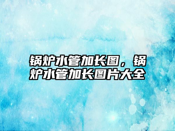 鍋爐水管加長圖，鍋爐水管加長圖片大全