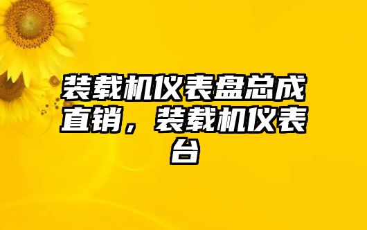 裝載機儀表盤總成直銷，裝載機儀表臺